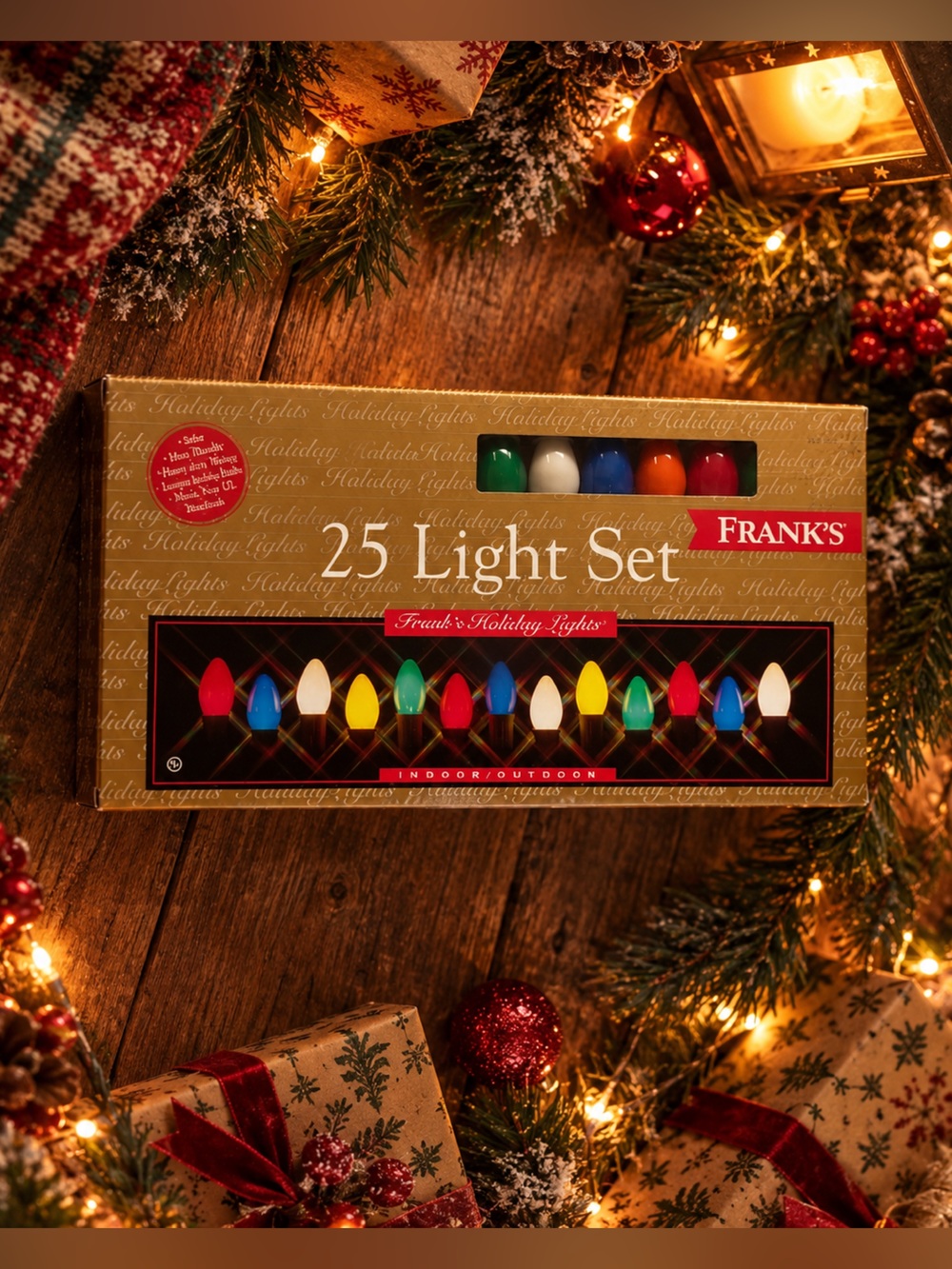 Frank's Multicolor 25-Light Holiday String Lights